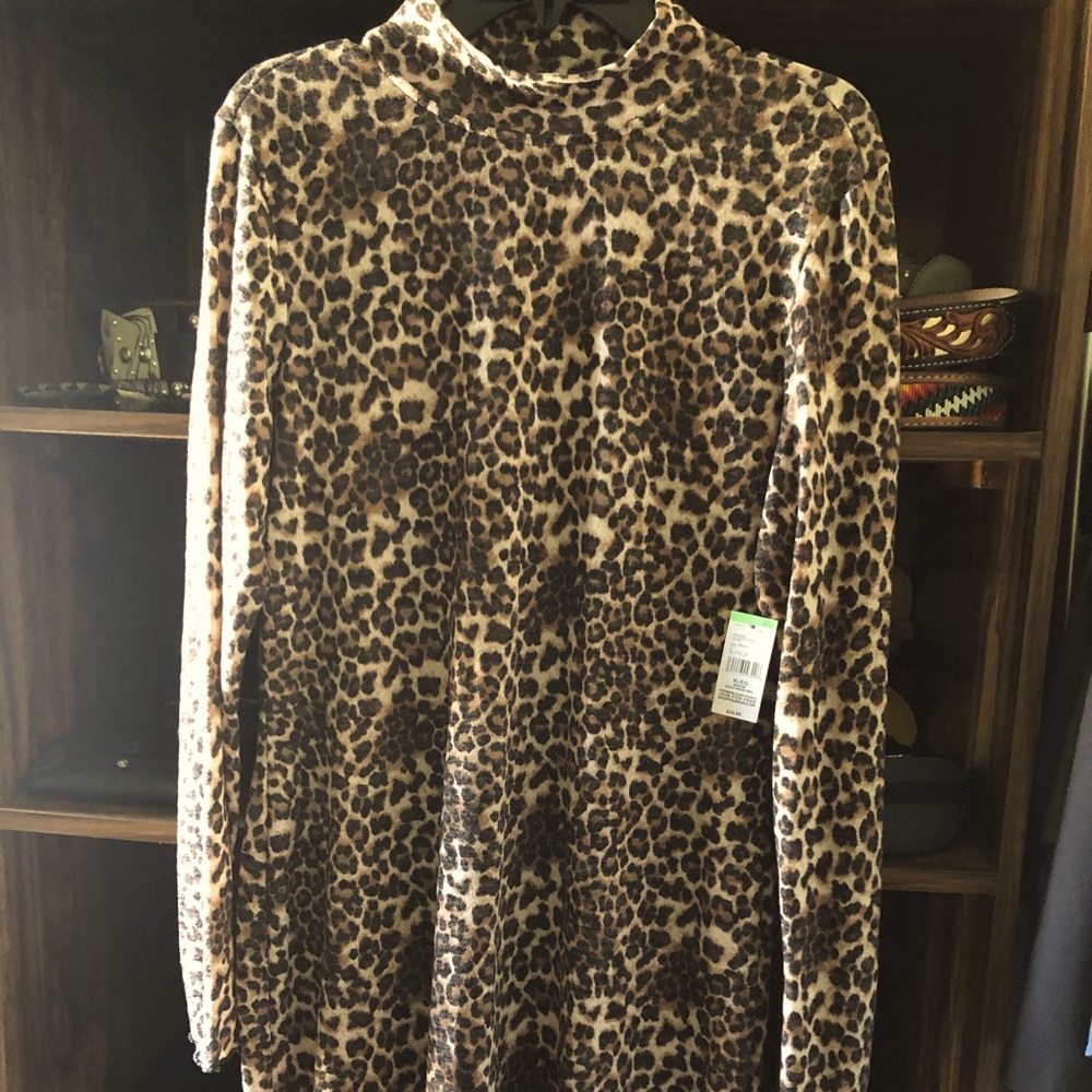 Leopard print dress